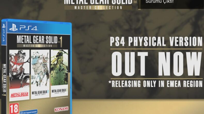 Metal Gear Solid: Master Collection Vol.1 Fiziksel Sürümü Çıktı!