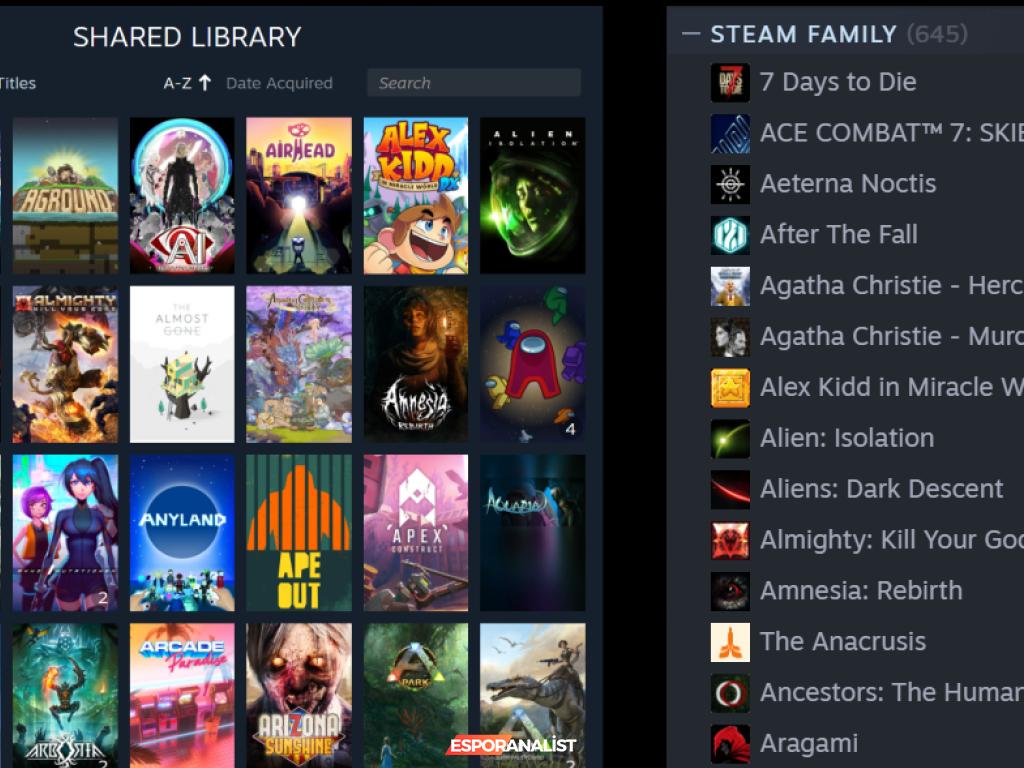 Steam Aile Paylaşım Özelliği Artık Daha Gelişmiş!