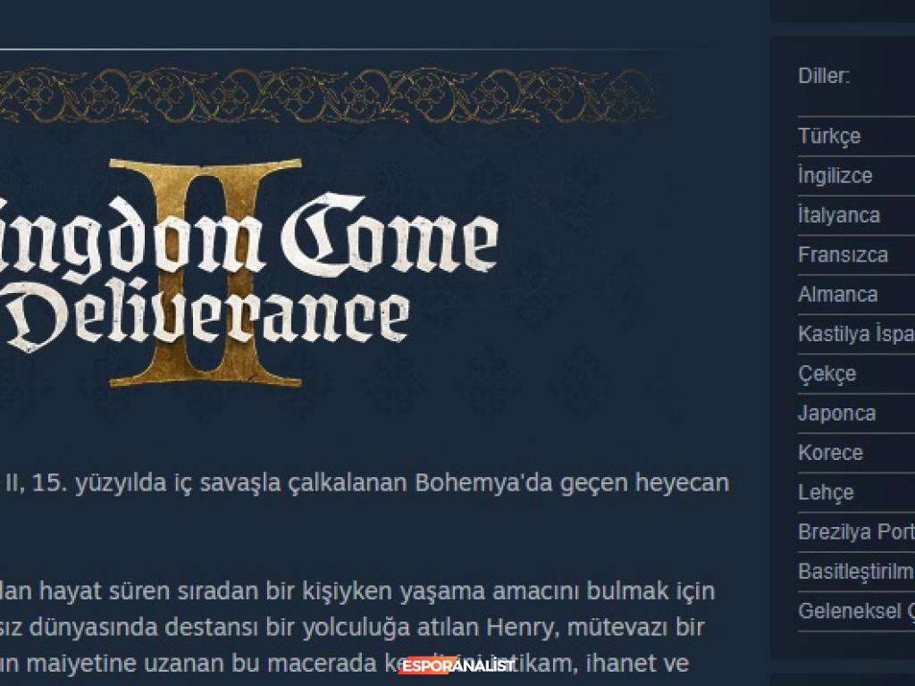 Kingdom Come: Deliverance II için Heyecan Verici Güncellemeler