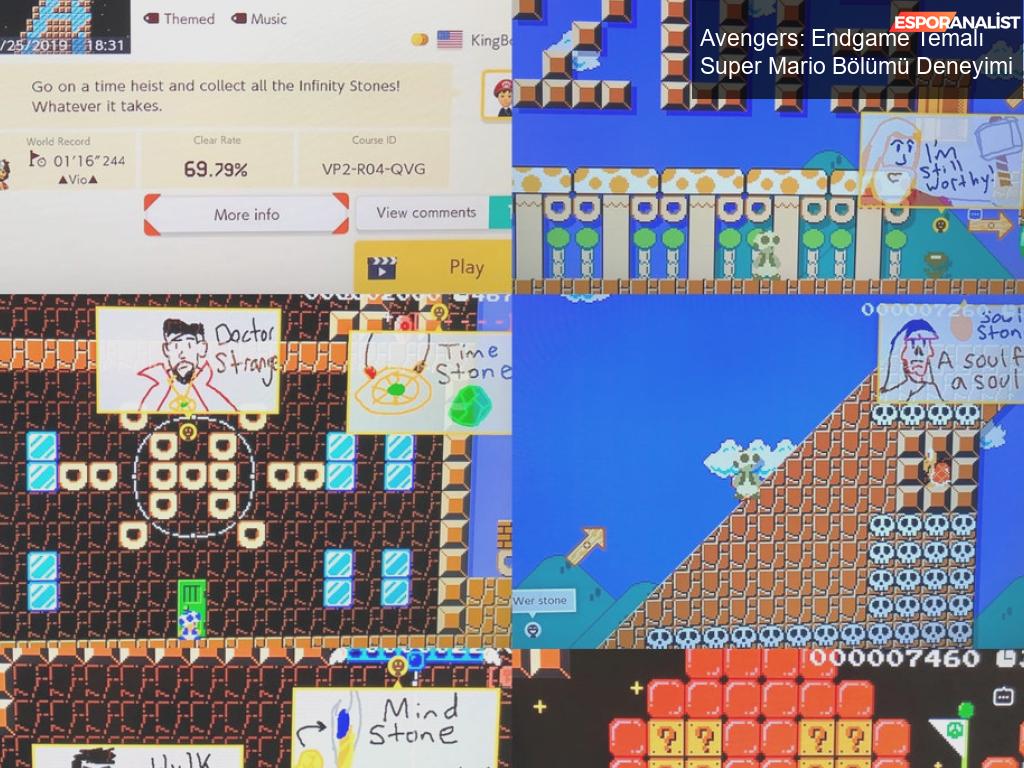 Avengers: Endgame Temalı Super Mario Bölümü!