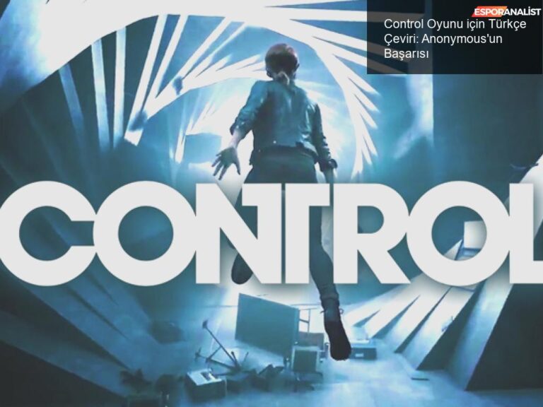 Anonymous Drive Control Control Oyunu için Türkçe Çeviri: Anonymous'un Başarısı | Espor Analist