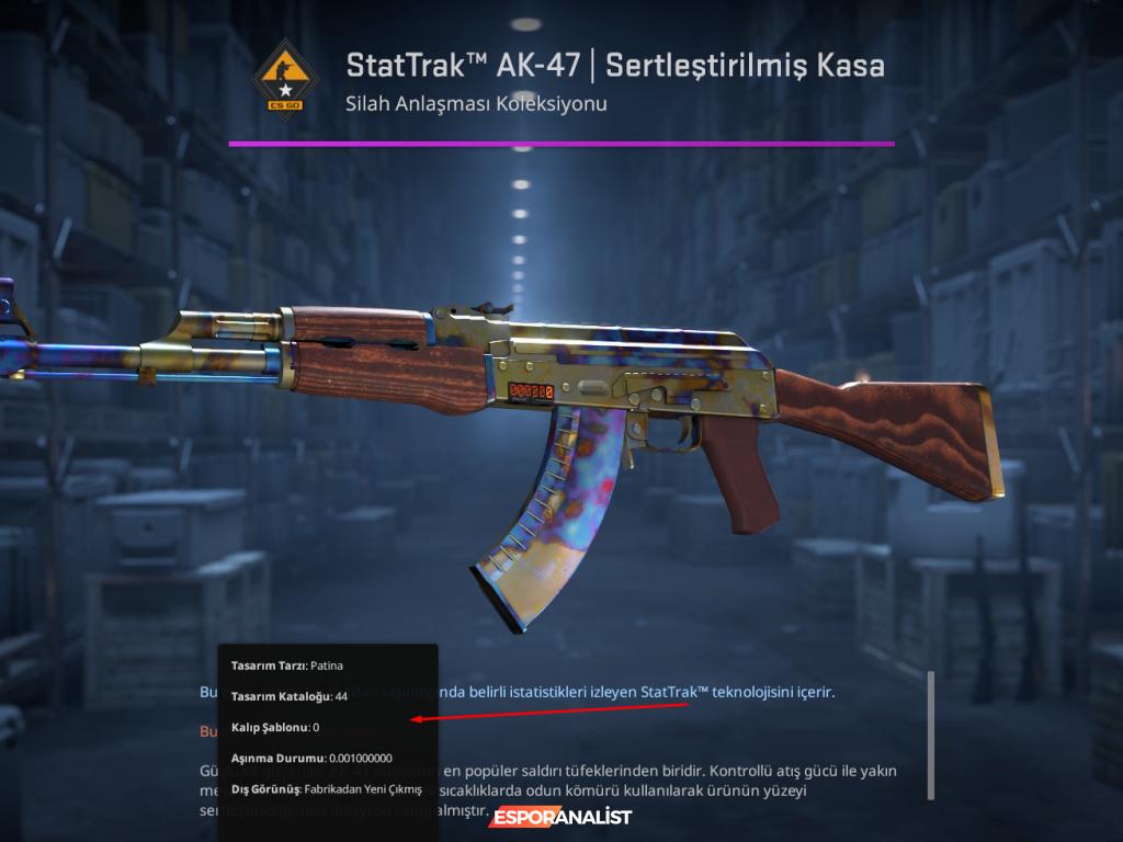 2) AK-47 | Case Hardened (#661) – 45.000$ - 1.000.000$