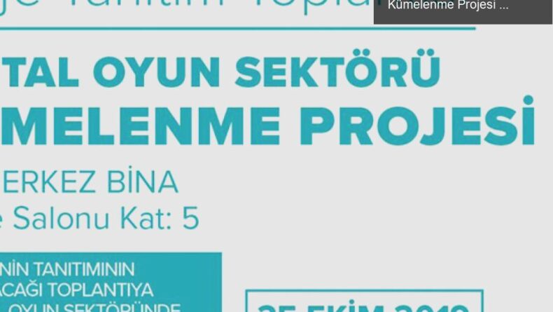 İstanbul Ticaret Odası’ndan Dijital Oyun Sektörü Kümelenme Projesi Duyurusu