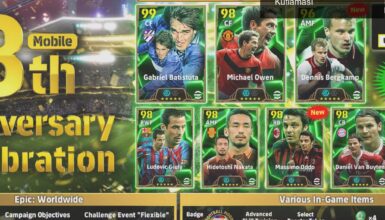 KONAMI’den eFootball™ Mobile’ın 8. Yıl Dönümü Kutlaması