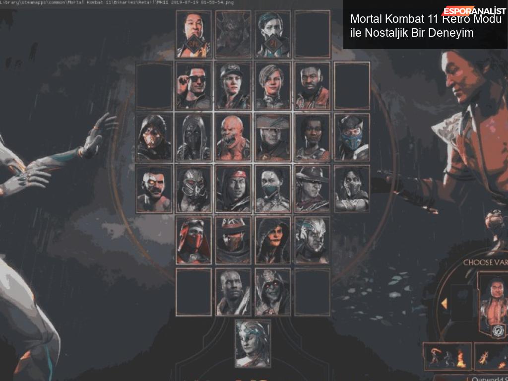 Mortal Kombat 11'in Retro Modu ile Nostalji Zamanı!