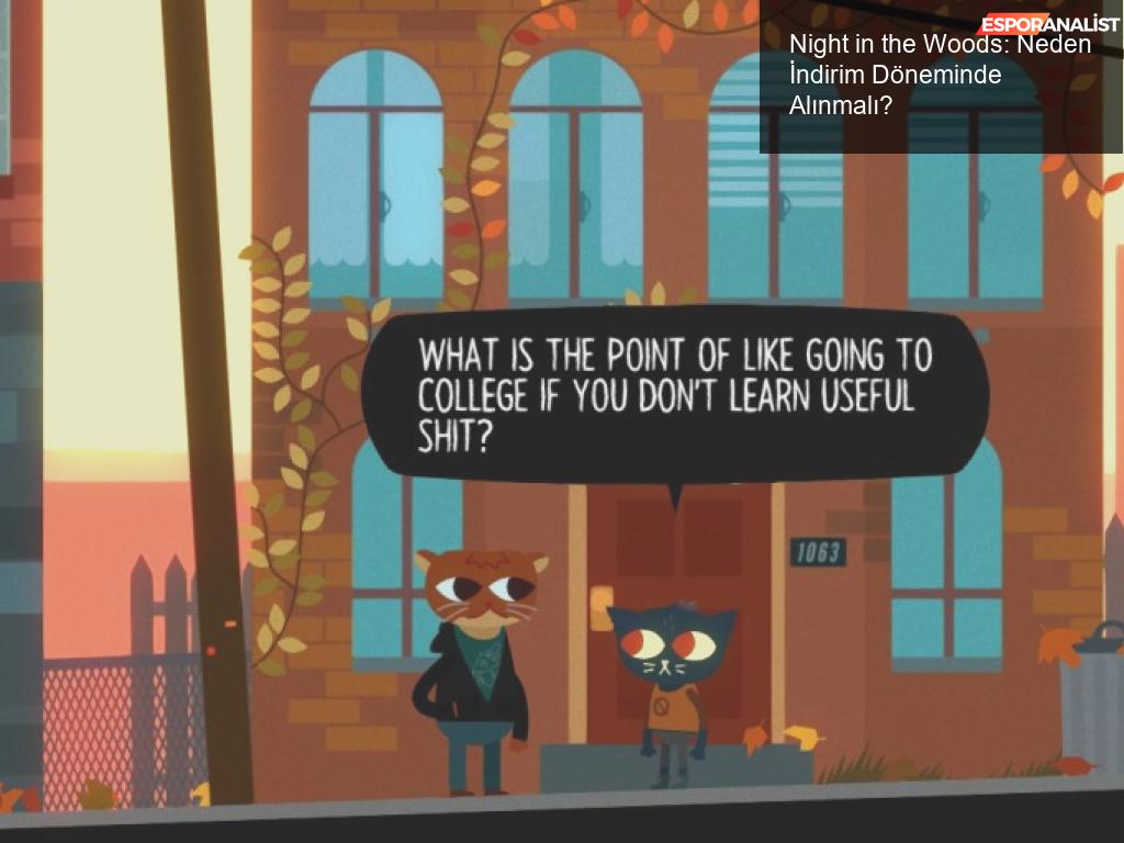 Night in the Woods: Neden İndirim Döneminde Alınmalı?