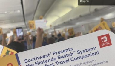 Southwest Havayolları’ndan Yolculara Nintendo Switch Sürprizi