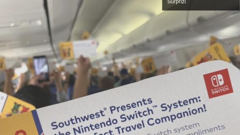 Southwest Havayolları’ndan Yolculara Nintendo Switch Sürprizi