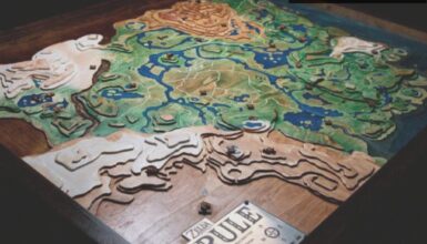 The Legend of Zelda: Breath of the Wild’ın Ahşap Haritası