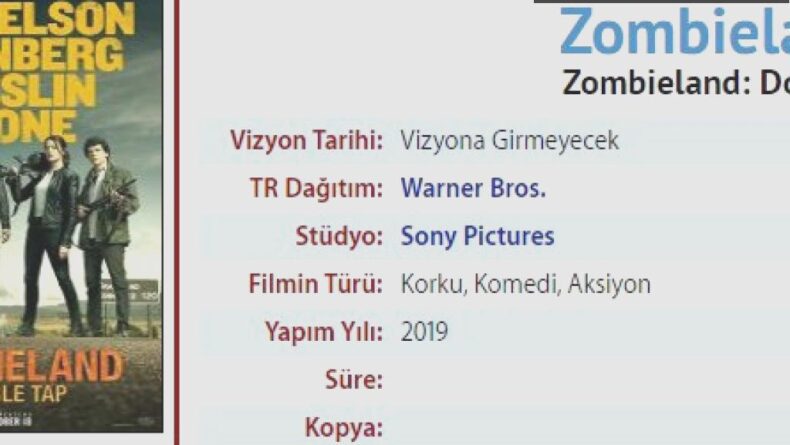 Zombieland: Komedi, Zombiler ve Türkiye’deki Vizyon Durumu