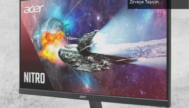 Acer Nitro QG1 Serisi Monitörler: Oyun Deneyiminizi Zirveye Taşıyın
