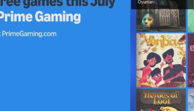 Amazon Prime Gaming’in Ağustos Ayı Ücretsiz Oyunları