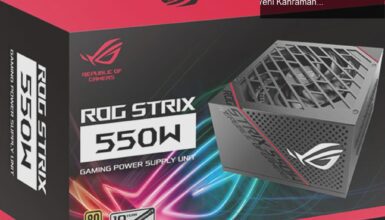 ASUS ROG Strix 550W Gold Güç Kaynağı: Oyun Dünyasının Yeni Kahramanı