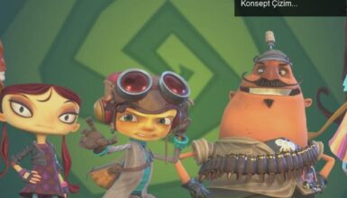 Double Fine 20 Yaşında: Tim Schafer’dan Psychonauts 2 Konsept Çizimleri