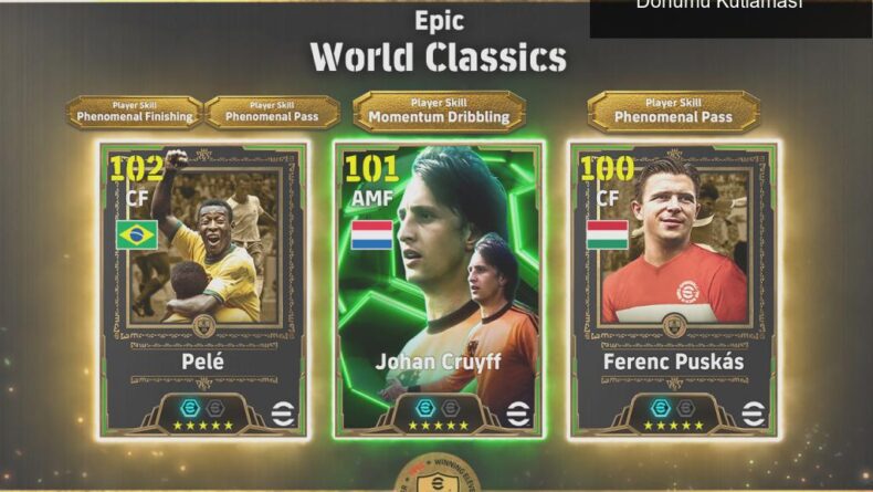 Efsanevi Pelé eFootball™’da: 30. Yıl Dönümü Kutlaması