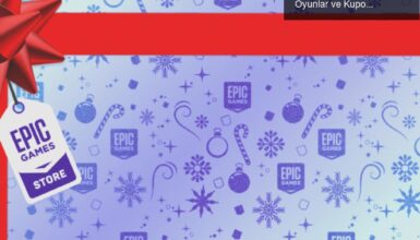 Epic Games Store Yıl Sonu İndirim Şenliği: Ücretsiz Oyunlar ve Kuponlar