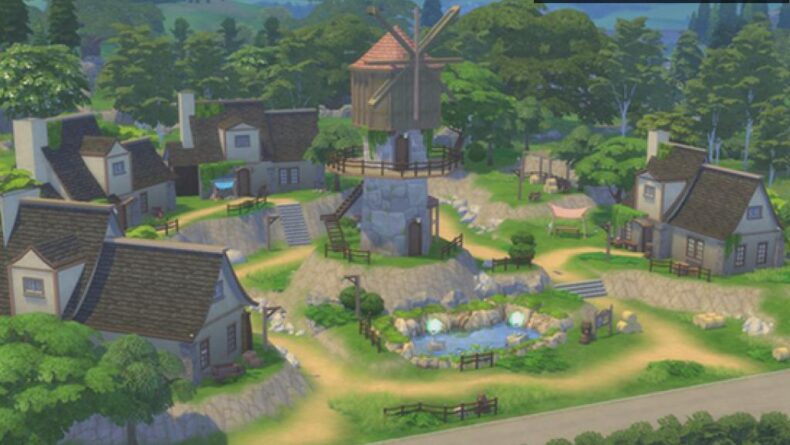 Genshin Impact’in Springvale Köyü The Sims 4’e Taşıldı