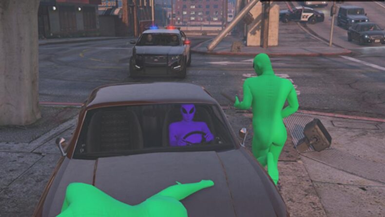 GTA Online’da Uzaylı Gangsterlerin Komik Dünyası