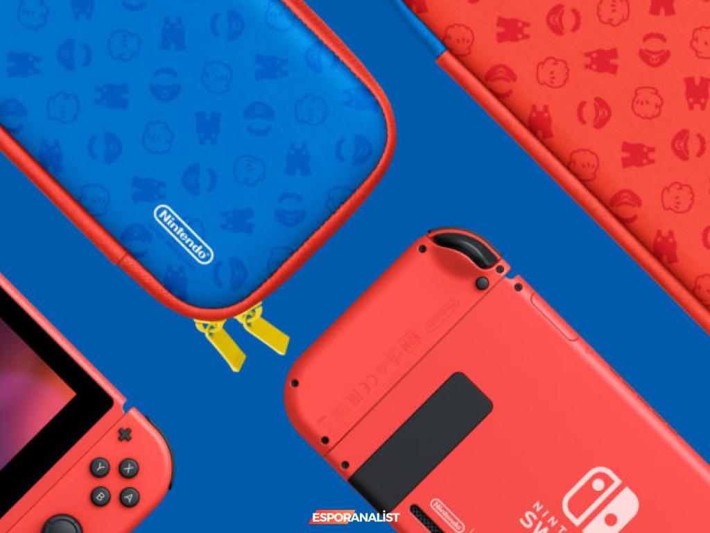 Mario'nun 35. Yıldönümü İçin Özel Nintendo Switch: Kırmızı ve Mavi Sürüm
