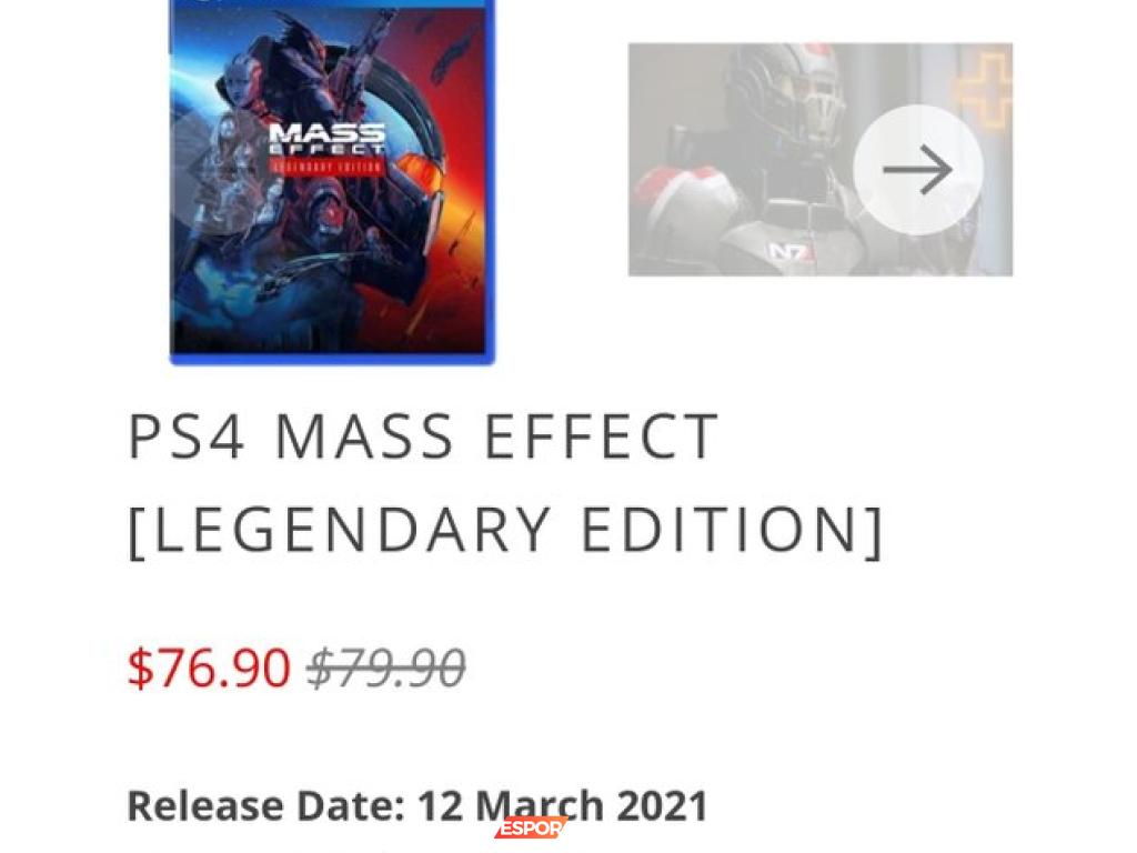 Mass Effect: Legendary Edition Sızıntısı ve Heyecan Verici Detaylar