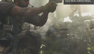Modern Warfare PC Kullanıcıları İçin Yeni Oyun Modu İndirme İmkanı