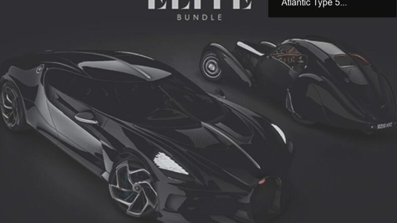 The Crew 2 için Yeni Elite Bundle: Efsanevi Bugatti Atlantic Type 57V SC ve La Voiture Noire
