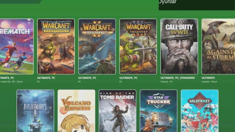 Xbox Game Pass’te Yeni Oyunlar ve Kütüphaneden Çıkacak Oyunlar