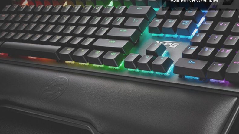 XPG Summoner Klavye İncelemesi: Tasarım, Tuş Kalitesi ve Özellikler
