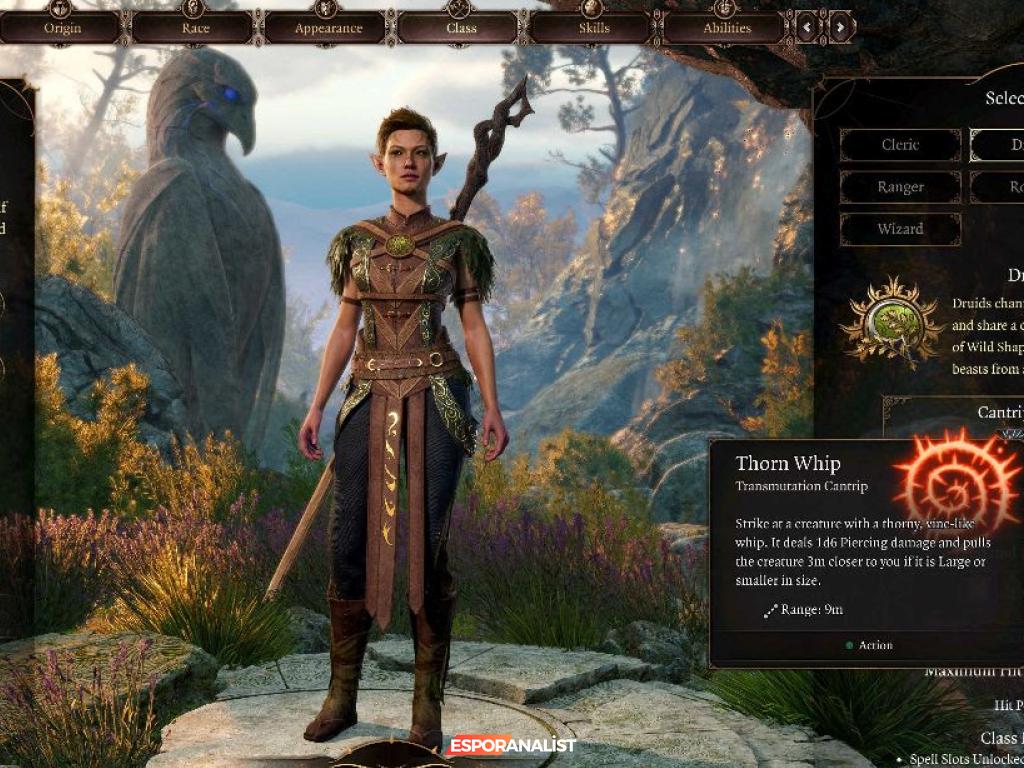 Baldur's Gate 3'e Druid Sınıfı ve Nature's Power Güncellemesi