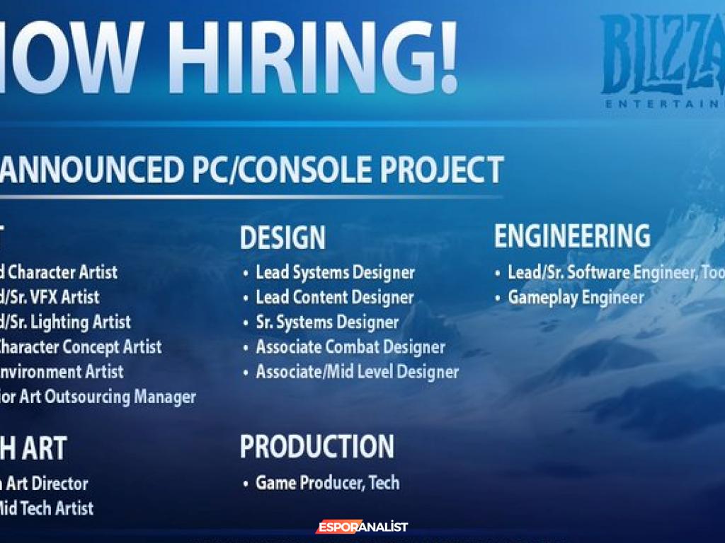 Blizzard'dan Yeni AAA Çok Oyunculu Oyun Müjdesi