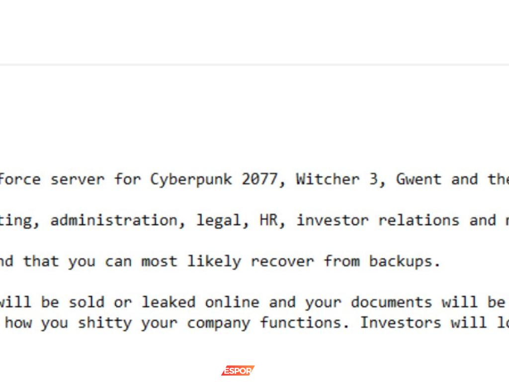 CD Projekt Red'in Veri Sızıntısı: Hackerın Tehditleri ve Oyun Dünyasında Yansımaları