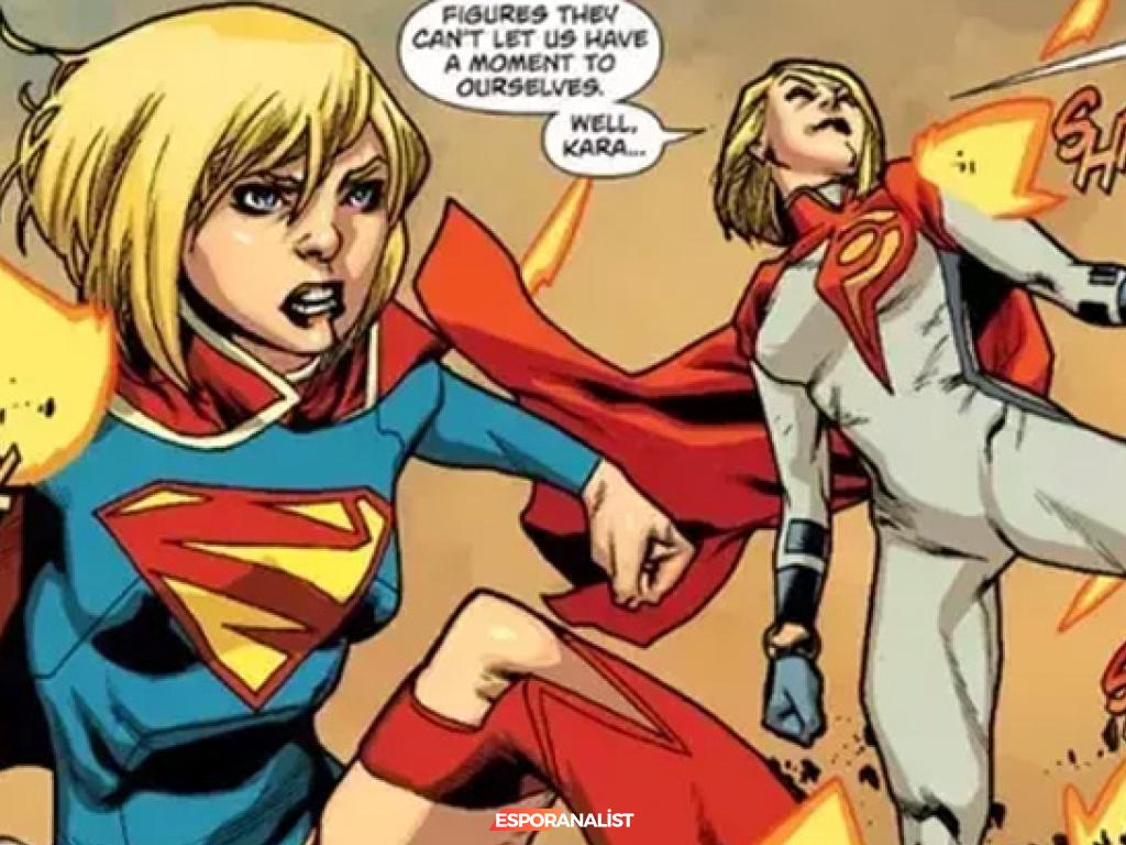 Supergirl ve Power Girl: İki Süper Kadın