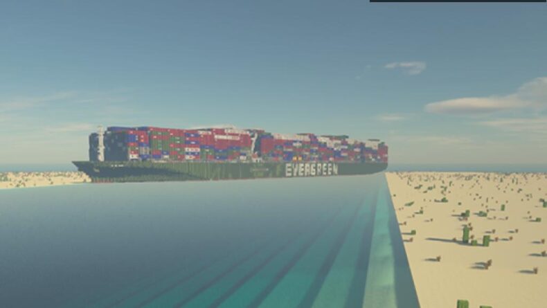 Ever Given Gemisinin Macerası ve Minecraft Versiyonu