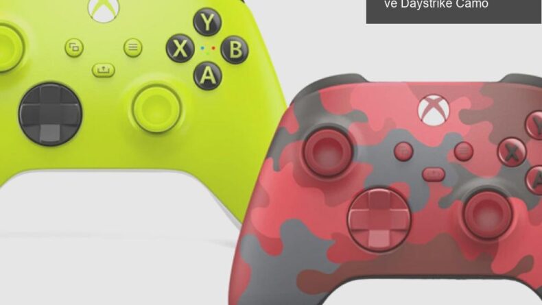 Microsoft’un Yeni Xbox Kontrolcüleri: Electric Volt ve Daystrike Camo