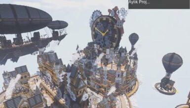 Minecraft’ta Devasa Steampunk Şehri: Aderlyon Ekibinin 7 Aylık Projesi