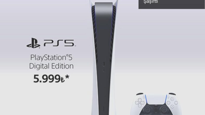 PlayStation 5 Digital Edition Türkiye’de Fiyatıyla Şaşırttı
