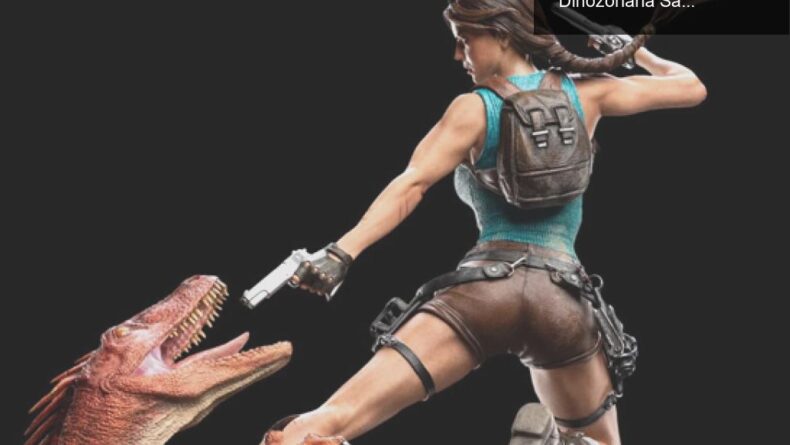 Weta Workshop’tan Sınırlı Üretim Lara Croft Figürü: Dinozorlarla Savaşın!