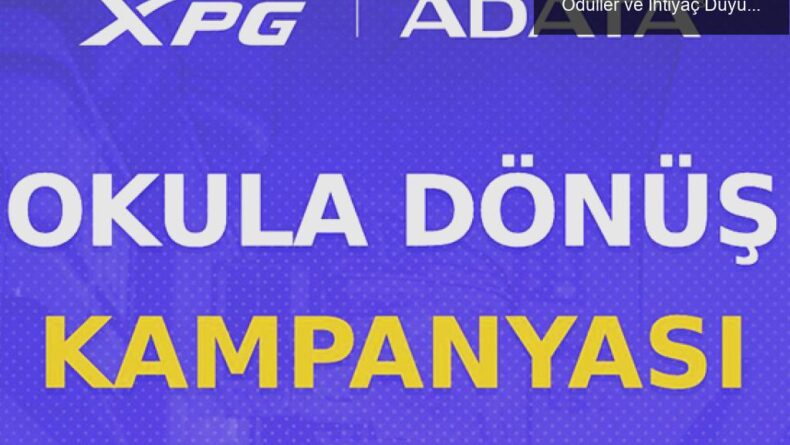 ADATA’dan Okula Dönüş Kampanyası: Eğlenceli Ödüller ve İhtiyaç Duyulan Bileşenler