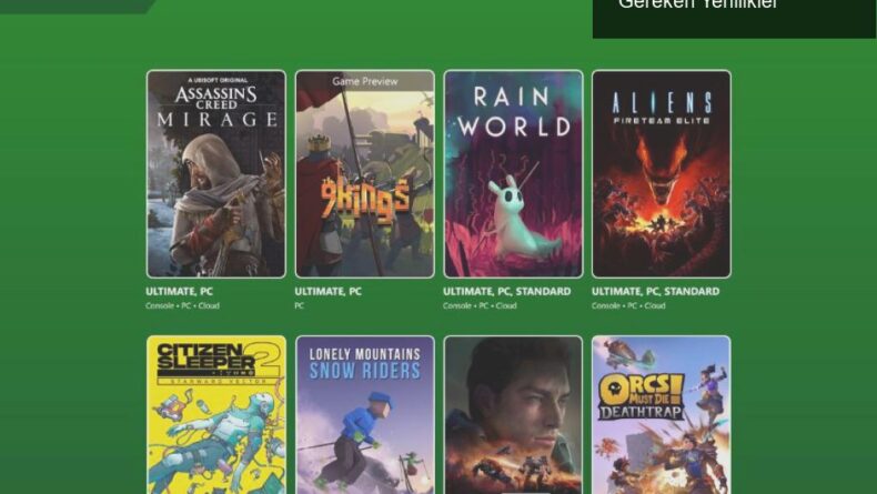 Ağustos 2023 Game Pass Oyunları: Kaçırmamanız Gereken Yenilikler
