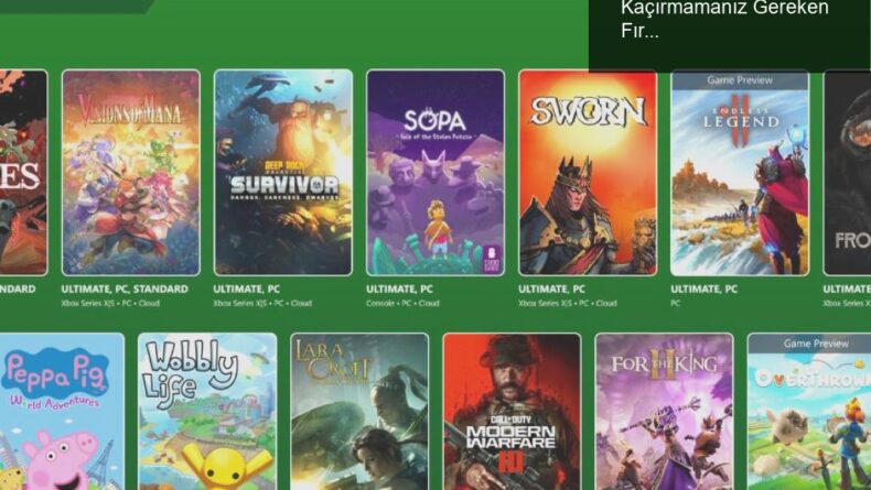 Eylül 2023: Game Pass’e Eklenen Oyunlar ve Kaçırmamanız Gereken Fırsatlar