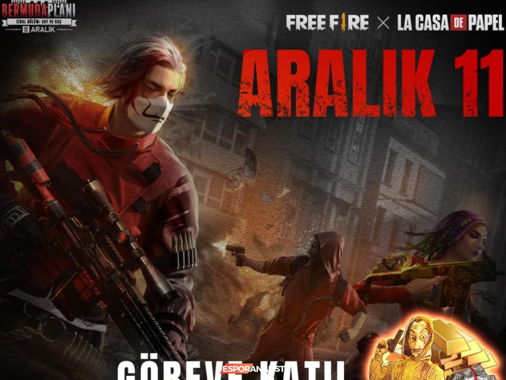 Free Fire'dan Büyük Soygun: La Casa de Papel Temalı Yeni Kampanya!