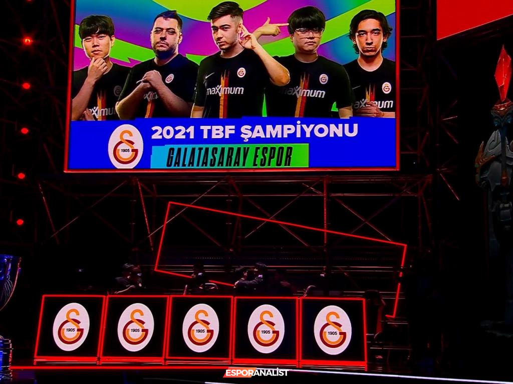 Galatasaray Esports, TBF 2021'de Zaferle Taçlandı!