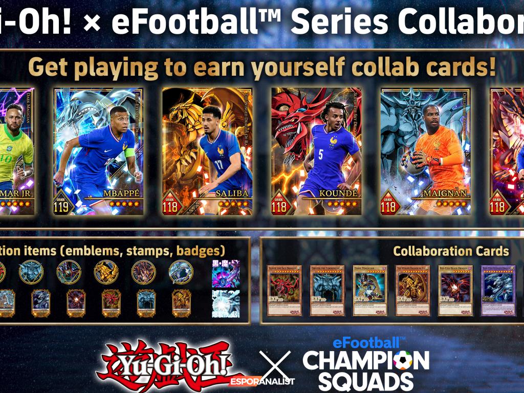 KONAMI'den Yu-Gi-Oh! ve eFootball™ Arasındaki Heyecan Verici İşbirliği
