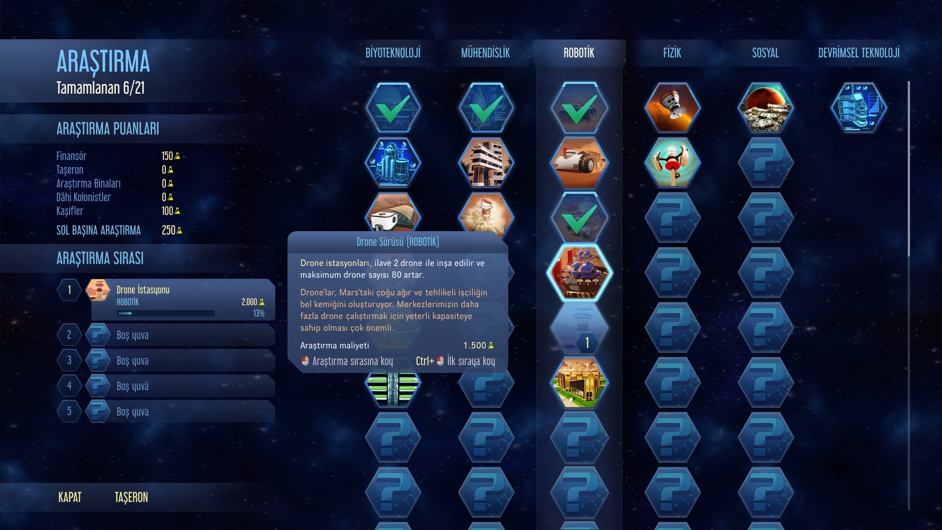 Mars'ta Türkçe! Surviving Mars'ın Yeni Güncellemesiyle Oyun Deneyimi Zenginleşiyor