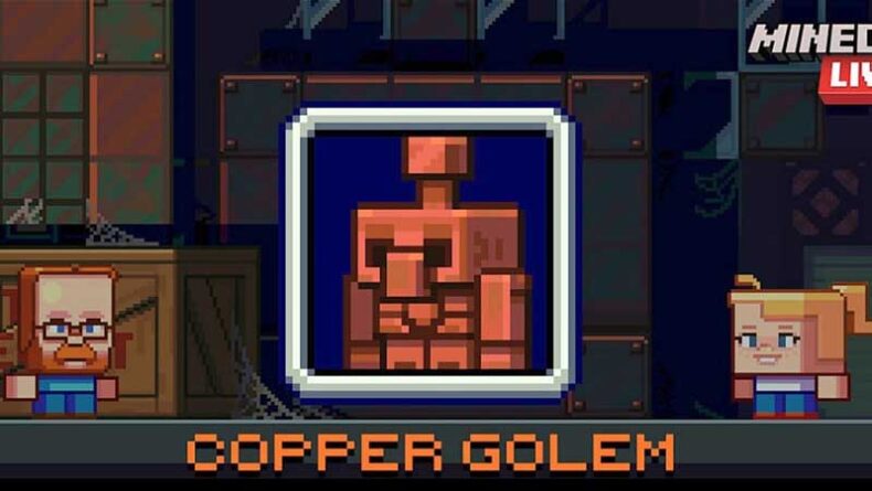 Minecraft Live 2021: Yeni Bakır Golem ile Heyecan Dolu Seçim Zamanı!