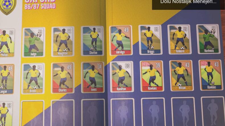 Nutmeg: 80’ler ve 90’ların Futbol Havasıyla Dolu Nostaljik Menejerlik Oyunu