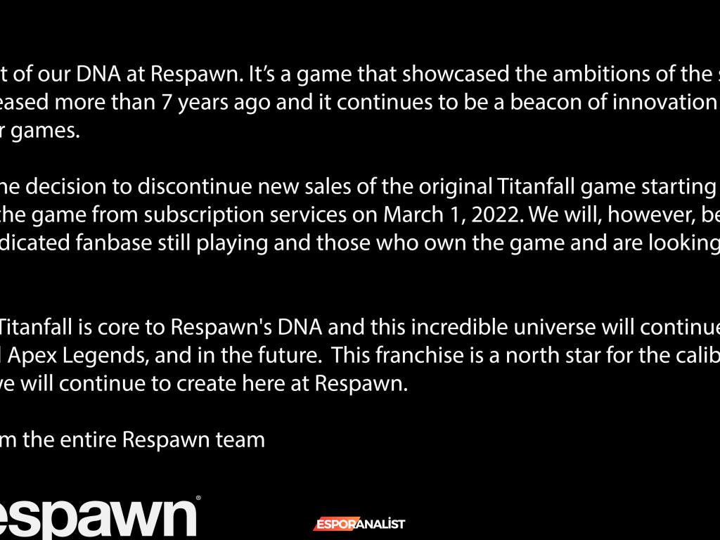 Titanfall: Devasa Maceranın Sonuna Gelirken