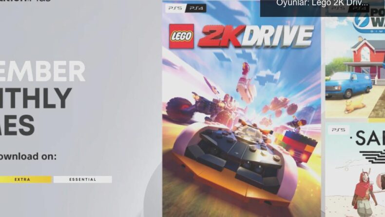 Aralık 2023’te PS Plus Essential ile Ücretsiz Oyunlar: Lego 2K Drive, Power Wash Simulator ve Sable
