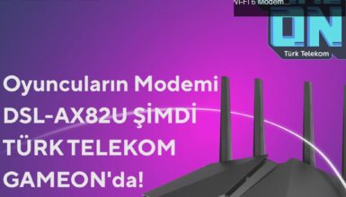 ASUS DSL-AX82U: Oyunseverler için Yüksek Performanslı Wi-Fi 6 Modem-Router Çözümü