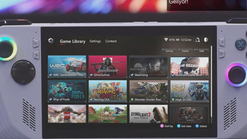 Asus ROG Ally: Steam Deck’e Rakip Yeni El Konsolu 700$ ile Geliyor!